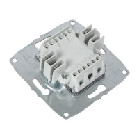 Механизм 2-клавишного выключателя MONO ELECTRIC L/D, антрацит 500-002425-102