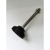 Винтовая регулируемая опора UnitMC 50хМ10х100 (основание PA66, винт сталь) 400202 50xM10x100