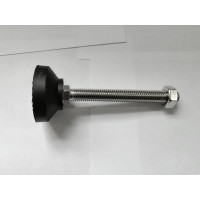 Винтовая регулируемая опора UnitMC 50хМ12х100 (основание PA66, винт сталь) 400202 50xM12x100