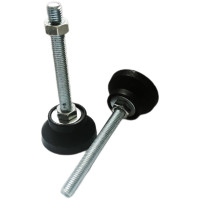 Винтовая регулируемая опора UnitMC 60хМ12х100 (основание PA66, винт сталь) 400202 60xM12x100