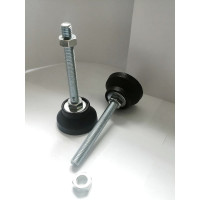 Винтовая регулируемая опора UnitMC 60хМ12х100 (основание PA66, винт сталь) 400202 60xM12x100