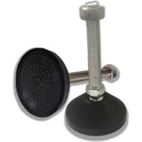 Шарнирная регулируемая опора UnitMC 80хМ16х100 (основание PA66, винт сталь) 400201 80xM16x100