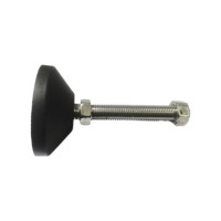 Шарнирная регулируемая опора UnitMC 80хМ16х100 (основание PA66, винт сталь) 400201 80xM16x100