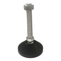 Шарнирная регулируемая опора UnitMC 80хМ16х100 (основание PA66, винт сталь) 400201 80xM16x100