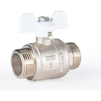 Шаровой кран PROFACTOR PF STANDARD ручка бабочка, н/н 1 дюйм PF FBV 308