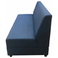 Секция дивана Мягкий офис Кардинал трехместная синяя КРД701СН