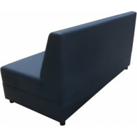 Секция дивана Мягкий офис Кардинал трехместная синяя КРД701СН