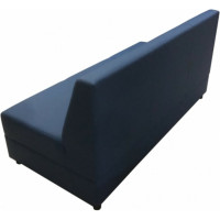 Секция дивана Мягкий офис Кардинал трехместная синяя КРД701СН