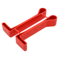 Заглушка DKC торцевая для профиля 80, пластик, красного цвета RAL3020 LS8000 29869