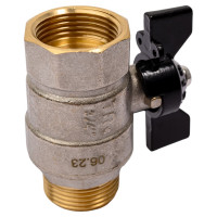 Шаровой кран Terma NEOS 3/4", в/н, бабочка 26029