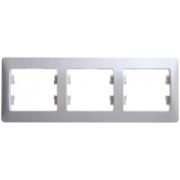 3-ая рамка Systeme Electric Glossa Перламутр, горизонтальная SE GSL000603