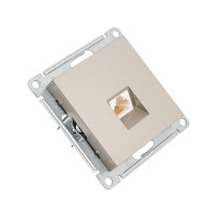 Телефонная розетка Systeme Electric AtlasDesign Шампань RJ11, механизм SE ATN000581