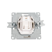 Телефонная розетка Systeme Electric AtlasDesign Шампань RJ11, механизм SE ATN000581