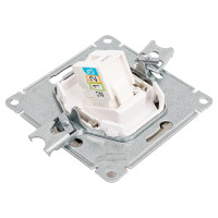 Телефонная розетка Systeme Electric AtlasDesign Шампань RJ11, механизм SE ATN000581