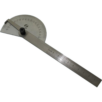 Угломер-транспортир с нониусом CNIC d 85, линейка L150 2808-023 47562