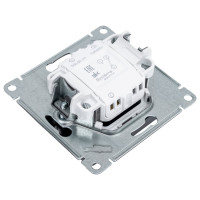 Переключатель Systeme Electric Glossa Графит 1-клавишный, сх.6,10AX SE GSL001361