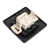 1-клавишный выключатель Systeme Electric Blanca внутренний, Антрацит, 10А, 250B SE BLNVS010106