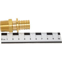 Муфта One Plus 20х1/2 НР, аксиальная rx надвижная, для труб из сшитого полиэтилена Pex 3204023137 3504023100