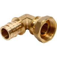 Угол с накидной гайкой One Plus 20x3/4 ВР OP для труб из сшитого полиэтилена Pex qe 3204023035