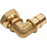 Угол с накидной гайкой One Plus 20x3/4 ВР OP для труб из сшитого полиэтилена Pex qe 3204023035