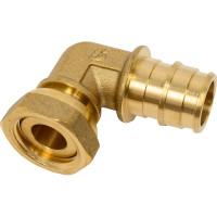 Угол с накидной гайкой One Plus 20x1/2 ВР OP для труб из сшитого полиэтилена Pex qe 3204023027