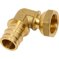 Угол с накидной гайкой One Plus 20x1/2 ВР OP для труб из сшитого полиэтилена Pex qe 3204023027