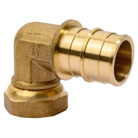 Угол с накидной гайкой One Plus 25x3/4 ВР OP для труб из сшитого полиэтилена Pex qe 3204023032