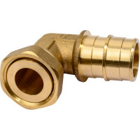 Угол с накидной гайкой One Plus 25x3/4 ВР OP для труб из сшитого полиэтилена Pex qe 3204023032