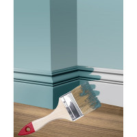 Плинтус МДФ белый окрашенный Стильный Дом Р007-16-105 v530194