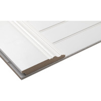 Плинтус МДФ белый окрашенный Стильный Дом Р007-16-105 v530194