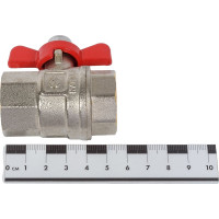 Шаровой кран MVI бабочка ДУ20, 3/4" ВН/ВН BV.513.05