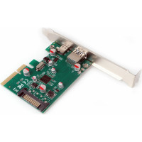 Контроллер USB в PCI-express Gembird порты: 2 внешних USB 3.1 Type-C и Type-A SPCR-02