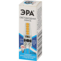 Светодиодная лампа ЭРА LED-JC-2,5W-220V-SLC-840-G4 диод, капсула, 2,5Вт, нейтральный свет, G4 20/500/24500 Б0049092