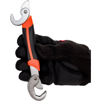 Универсальный ключ Квалитет 9-22 мм, с прорезиненной рукояткой КУ9-22ПР 6661905