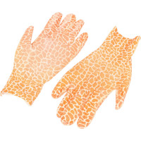 Садовые перчатки РемоКолор из полиэстера, с полимерным покрытием ладони и пальцев, размер L 24-2-027