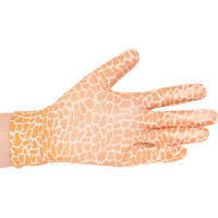 Садовые перчатки РемоКолор из полиэстера, с полимерным покрытием ладони и пальцев, размер L 24-2-027