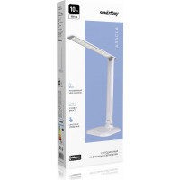 Светодиодный настольный светильник Smartbuy Таласса, 10 Вт, белый SBL-DL-10-sq-w