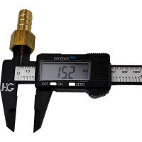 Штуцер пневмо 3/8" ВР - 12 мм, 5 шт HG 1645146