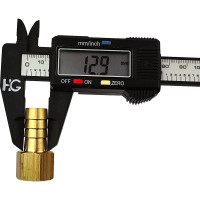 Штуцер пневмо 3/8" ВР - 12 мм, 5 шт HG 1645146