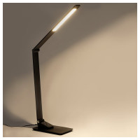 Светодиодный настольный светильник Smartbuy Несо с беспроводной зарядкой, 11 Вт, черный SBL-DL-11-wc-b