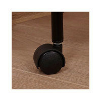 Этажерка  Стеллаж для хранения ЗМИЛадья 35КС  4 полки  с колёсами  цвет черный Э 410 Ч Э 410  Ч