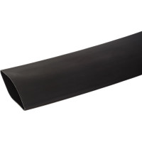 Клеевая термоусаживаемая трубка Мемотерм-ММ ТТЭк 24/8 черная (1 м) 706