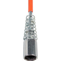 L-образный свечной ключ Airline с карданом и пружиной, 21х250 мм, с резиновым фиксатором AK-S-14