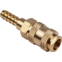 Разъем EURO мама - елочка 10 мм, латунь, в блистере AV Steel AV-700327B блистер