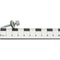 Кровельный саморез КРЕП-КОМП 4,8x29, RAL7004, серый, 250 шт. ск297004кф