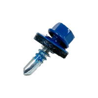 Кровельный саморез КРЕП-КОМП 5,5x19, RAL5005, насыщенный синий, 250 шт. ск55195005кф