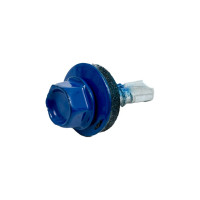 Кровельный саморез КРЕП-КОМП 5,5x19, RAL5005, насыщенный синий, 250 шт. ск55195005кф