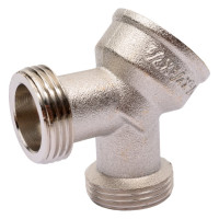 Тройник DOUBLE-LIN резьбовой латунный Y-образный нр-нр-вр - 3/4" LL6128 (3/4")
