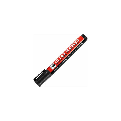 Перманентные маркеры BRAUBERG ULTRA MARKER, набор 4 цвета, круглый наконечник 3,5 мм 152208