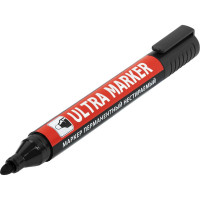 Перманентный маркер BRAUBERG ULTRA MARKER черный, 3.5 мм, с клипом 152204